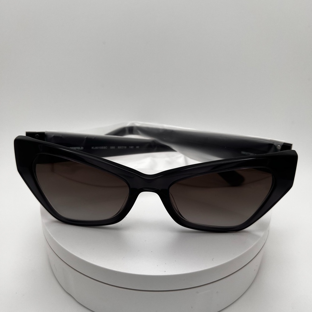 Black Cat-Eye Sunglasses by Karl Lagerfeld